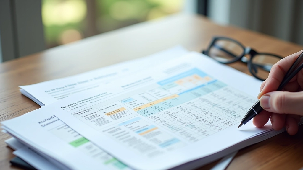 Stack of official regulatory documents and compliance filings organized neatly